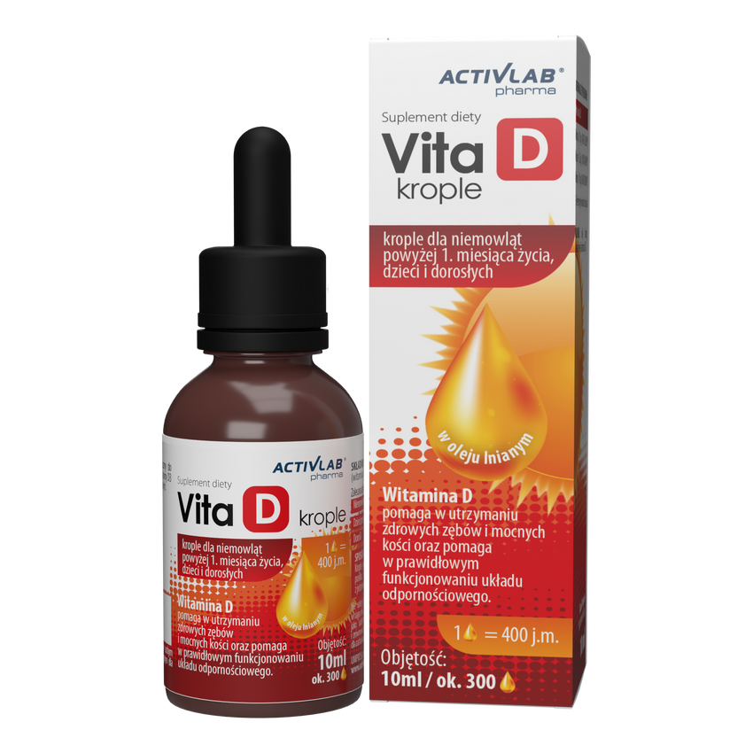 Activlab Vita D3 - krople 10 ml